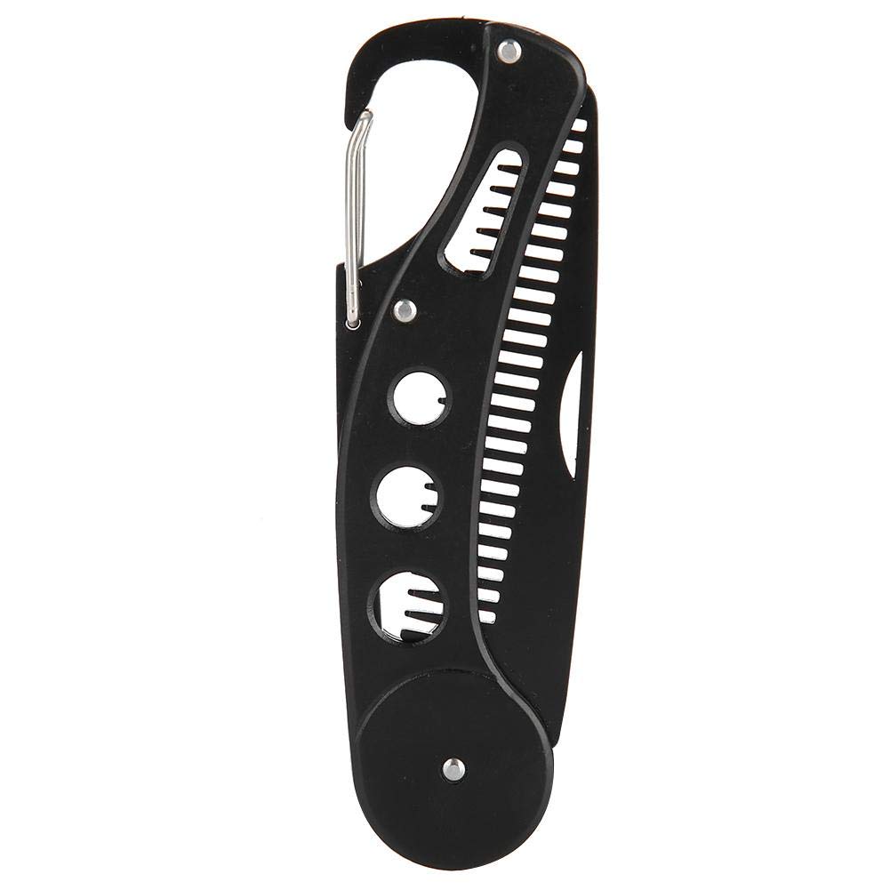 Beard Comb, MAGT Stainless Steel Beard Comb Folding For Men Beard Mustache Styling Comb Folding Comb Has A Beer-Opening Function And As A Keychain