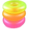 3 Pack Intex Neon Frost Swim Tubes Inflatable 36" Pool Floats and Rings