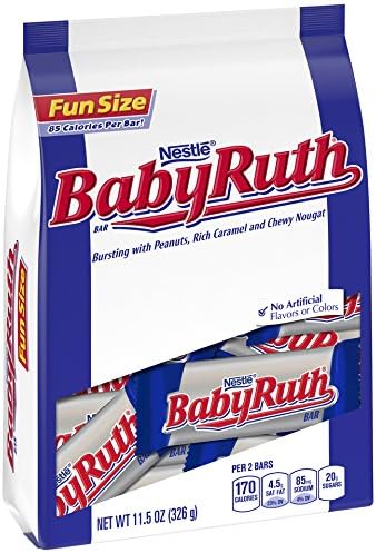Baby Ruth Bursting with Peanuts, Rich Caramel & Chewy Nougat, 6Count