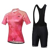 Uriah Women's Cycling Jersey Black Bib Shorts 3D