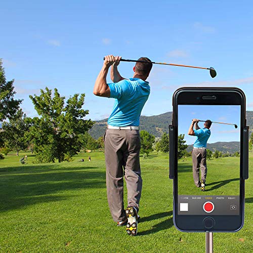 image for TINGLAN Golf Swing Training Aid Cell Phone Clip Holder for Golf Swing 