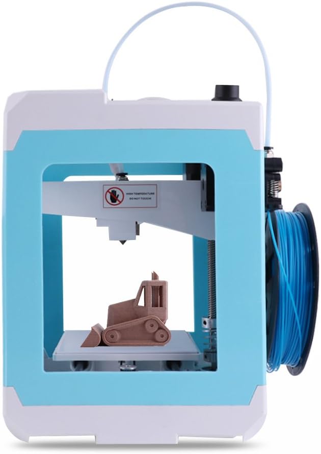 GoodTend Beginner 3D Printer Mini DIY Desktop Kit with PLA Filament TF Card High Accuracy Single Extruder and High Accuracy No Assembly Required Windows/MAC/Linux