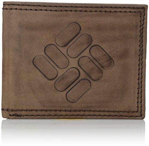 Columbia Men's RFID Security Blocking Traveler Wallet,Brown