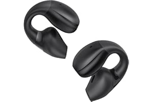 OICGOO Open Ear Earbuds, Clip-On Open Ear Wireless Earbuds, Up to 36 Hours of Battery Life with Digital Display, Built-in Mic, IPX5 Sweat-Proof for Workouts and Running
