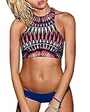 Generic Western Fashion Women's halter floral Bikini