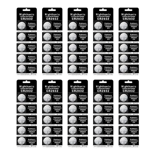 50 pcs Pack - CR2032 Battery 3v Lithium Button Cell Coin 2032 Battery