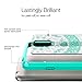 Galaxy S5 Case, SmartLegend Retro Totem Tribal Mandala Floral Pattern Clear Solid Acrylic PC Hard Back Cover with TPU Bumper Frame Hybrid Transparent Protective Shell Case for Samsung Galaxy S5 - Mint