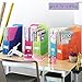 Whitmor Plastic Magazine Organizers, Set of 10, Assorted colors