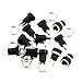ThreeBulls 12 Pieces 5.5mmx2.1mm 2 Pins DC Power Jack Female Panel Mounting Connector Socket primary