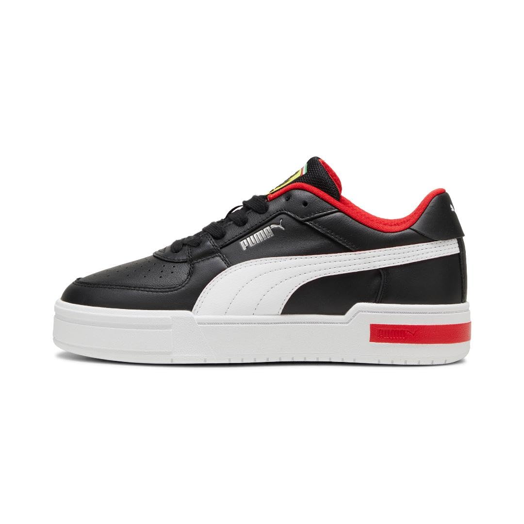 PUMA Mens Ferrari CA Pro Sneaker, Mens Black Mens White, 14