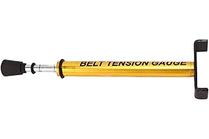 ASHATA 10 Lb Metal Universal Motor Belt Tension Gauge for Motorcycle ATV Setting Use After Belt Replacement, Adjustment or Wheel Repair