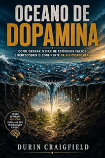Livro Oceano de Dopamina: Como drenar o mar de estímulos falsos e redescobrir o continente da felicidade real