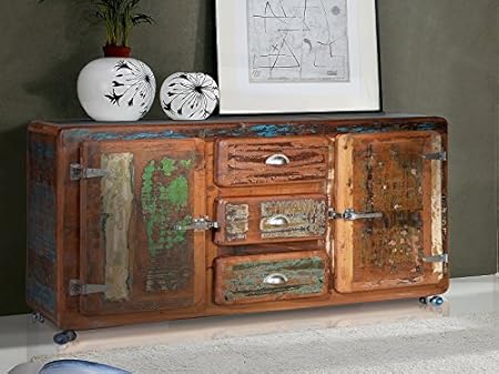 Hogar Decora Aparador Madera Reciclada 90X150X40 cm: Amazon.es: Hogar