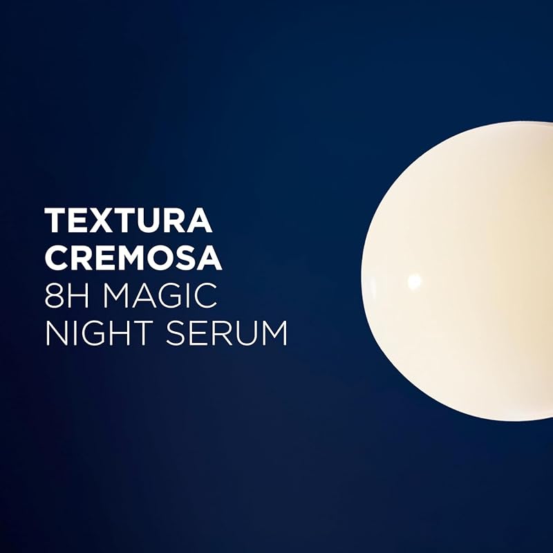 Sérum Nutritivo, Reparador Noturno, Para Cabelo Seco, Revitaliza, nutre e repara, com niacinamida anti-secura, Sérum Noturno Mágico 8H, 90 ml