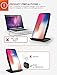 PASONOMI iPhone X Wireless Charger, Qi Fast Wireless Charging Stand for Samsung Galaxy S9 Plus S9+ S9 Note 8/5 S8 S8 Plus S7 S7 Edge, Standard Charge for iPhone X iPhone 8/8 Plus (No AC adapter)