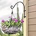 Hanging Plant Bracket｜Plant Hangers Outdoor (16 inch/Black) Thicker More Durable Rust-Resistant, Heavy Duty Plant Hooksthumb 4
