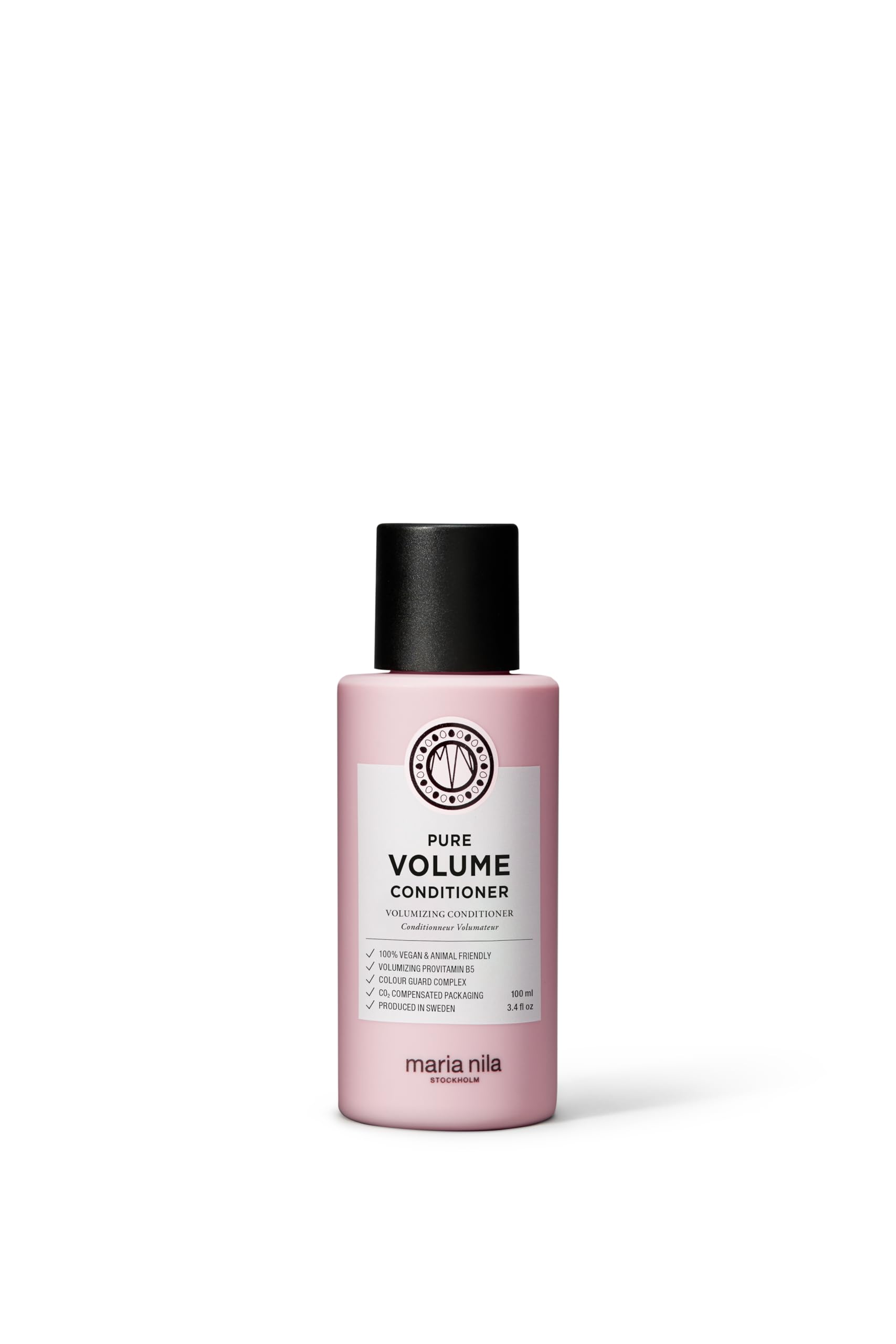 Maria Nila Pure Volume, Volumizing Conditioner for Thicker Hair, Panthenol/Provitamin B5 Gives Volume to Thin & Fine Hair, 100% Vegan & Sulfate/Paraben free, 100 ml