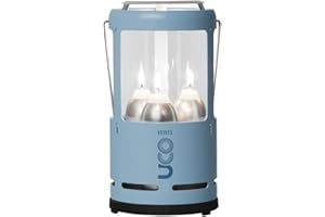 UCO Candlelier Candle Lantern, Candle Lanterns for Real Candles, Perfect Outdoor Gear for Camping or for Power Outages, Includes 3 Long Burning Candles