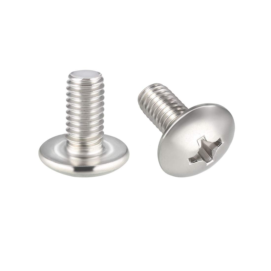 sourcing map Machine Screws, M5x12mm Phillips Screw, 304 Stainless Steel, Fasteners Bolts 20Pcs