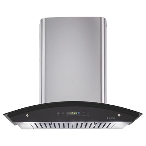 Elica OSB HAC Touch BF Chimney (60 cm, 1200 m?/hr, Stainless Steel and Glass)