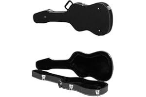 Ktaxon Electric Guitar Hard Case, Wooden Hard-Shell Protective Carrying Case for KST/KTL/KMF-Style 39-Inch Electric Guitar with Lock Latch Padding