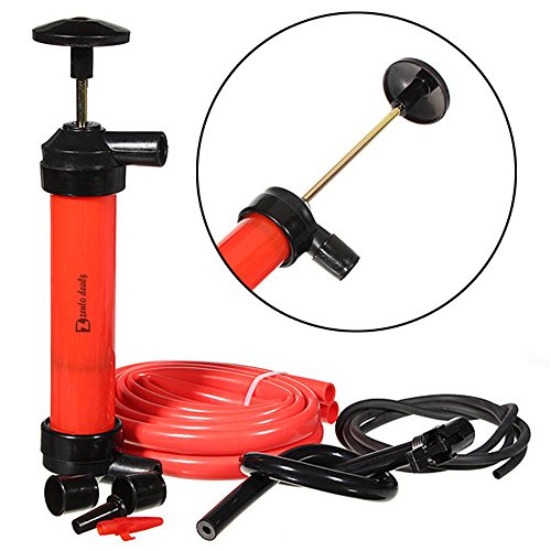 Zento Deals 3in1 Hand Siphon Pump Gas/Liquid/Air Manual Travel Emergency Vehicle Pump Pricepulse