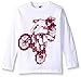 Crazy 8 Boys' White Action Bike Graphic Tee