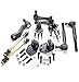 PartsW 11 Piece Suspension Kit For Dodge RAM 1500 Upper & Lower Ball Joints Inner Outer Tie Rods Pitman Arm Sway Bar Link 2WD Only