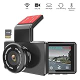 Dash Cam 1080P Full HD, 3 Inch Dashboard Camera Car Recorder, Include 16GB Micro SD Card, OBD Port 170°Wide Angle Dashcam Driving Loop Recording G-Sensor Night Vision Motion Detection Parking Monitor