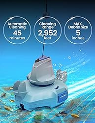 KOKIDO Cordless Robotic Pool Cleaner, Automatic