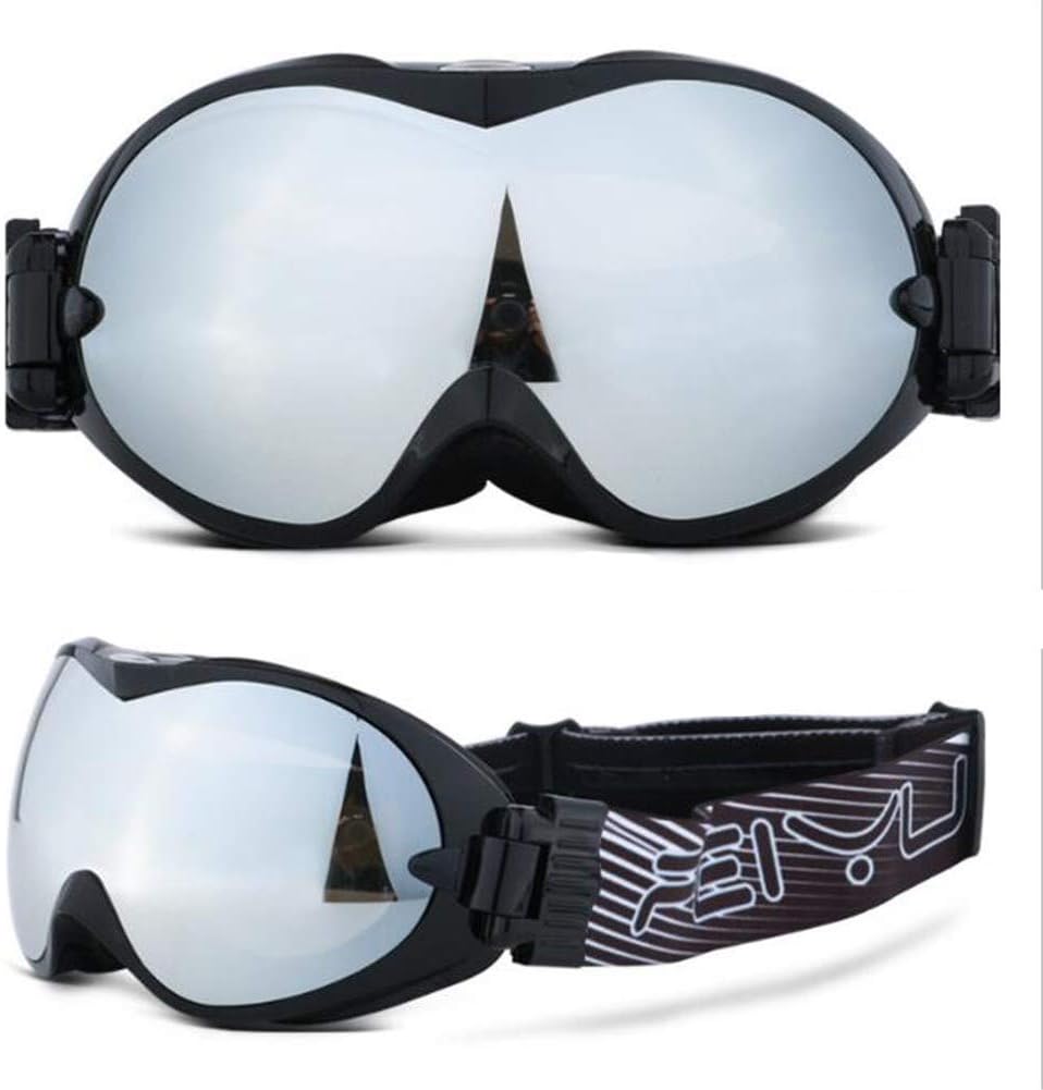 Leoie Skiing Goggles DoubleLayer AntiFog Adult Glasses Mountaineering Anti Snow Blindness