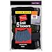 Hanes B539P5 Boy Exposed Elastic Knit Boxer - Assorted Solids, Medium