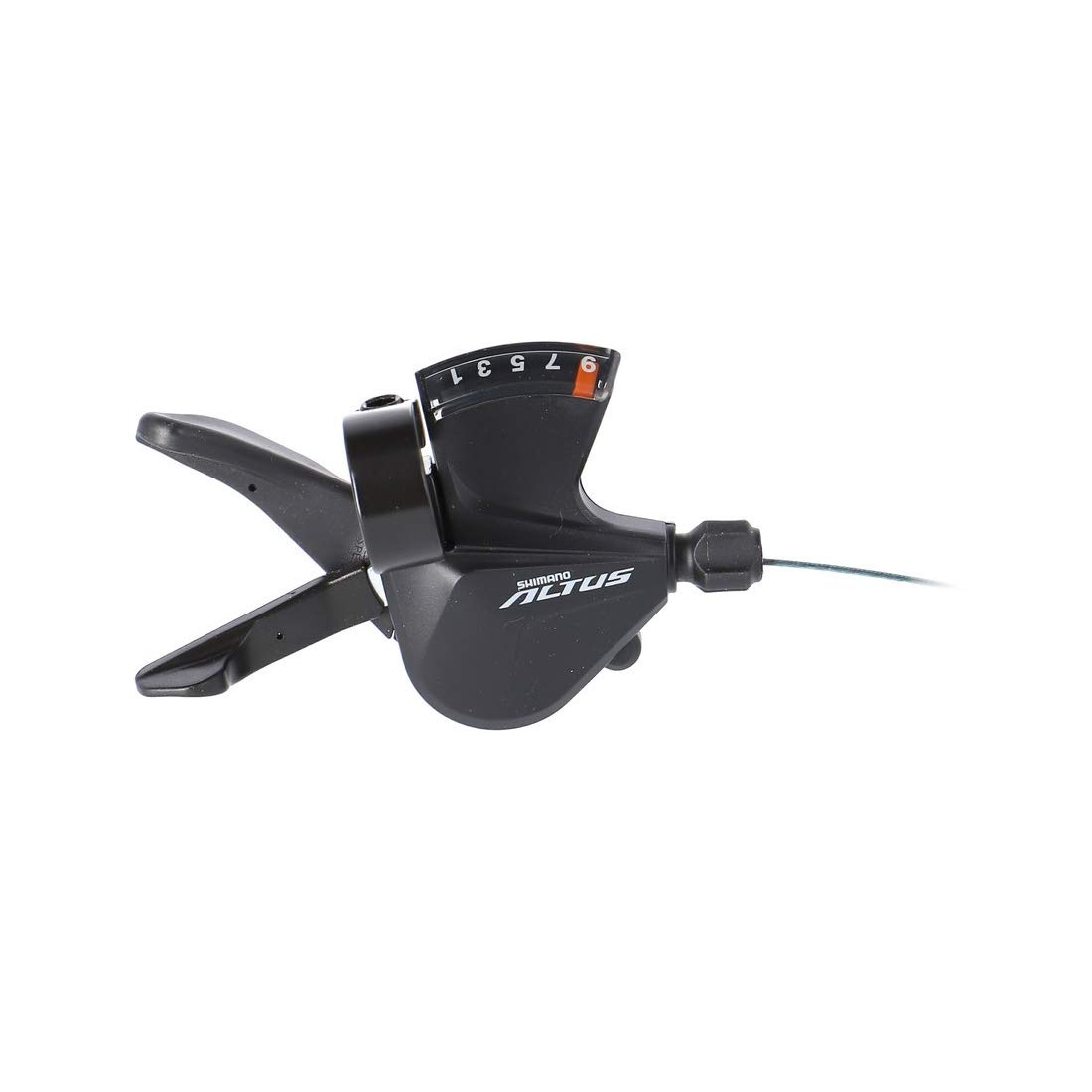 SHIMANO Altus SL-M2010-9R Altus Shift Lever, Band on, 9-Speed, Right Hand, SLM20109RA,Black