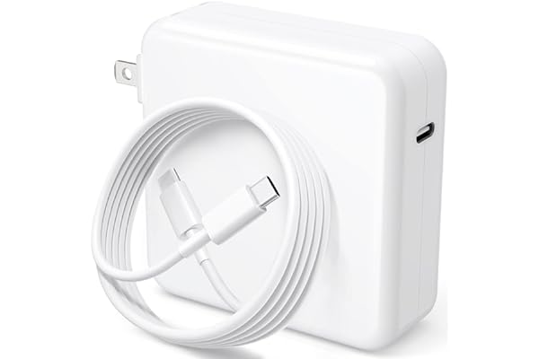 Mac Book Pro Charger - 120W USB C Fast Charger Adapter Compatible with MacBook Pro & MacBook Air 13, 14, 15, 16 inch, iPad Pro, Samsung Galaxy and All USB C Device, Included 6.6ft USB-C to C Cable