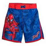 Marvel Spider-Man Swim Trunks for Boys Size 4