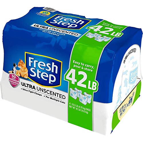 Fresh Step Ultra Unscented Litter, Clumping Cat Litter, 20 Pounds (42