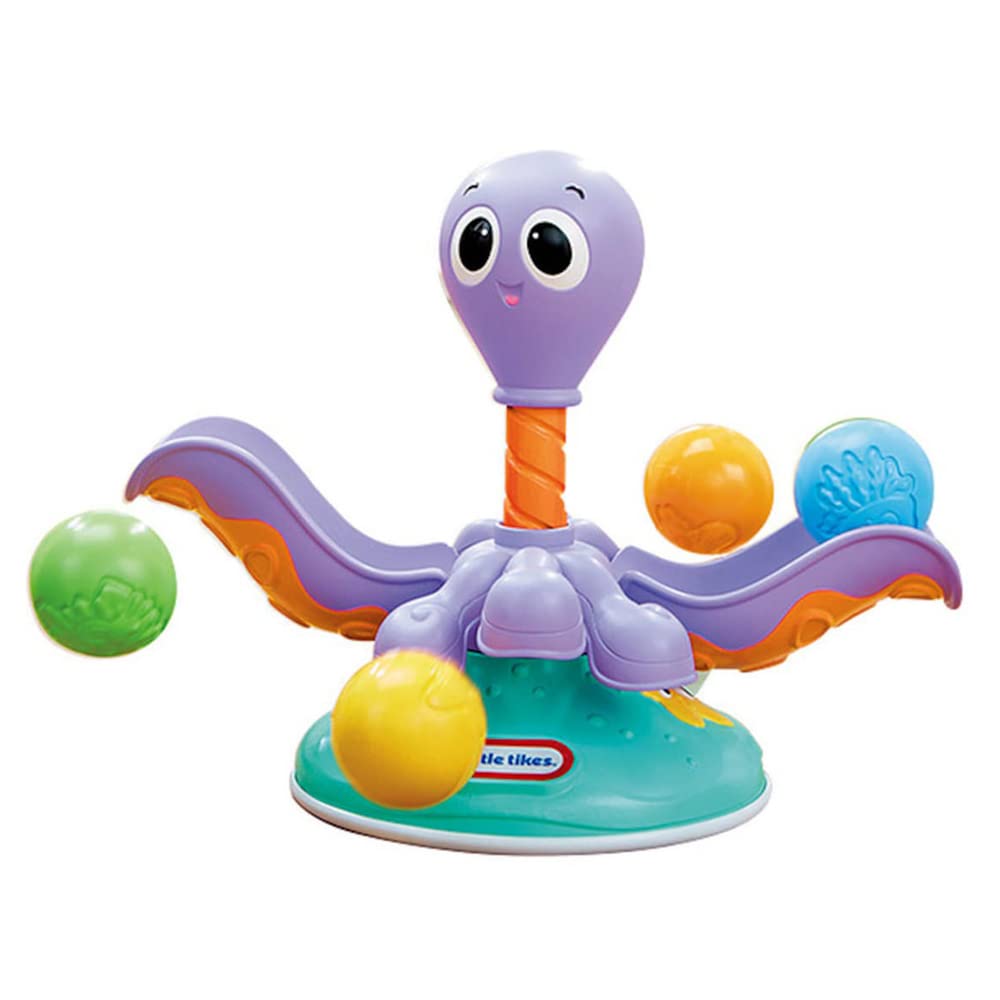 Little Tikes Lil' Ocean Explorers Ball Chase Octopus - With 4 Balls & Wild-Spin Tentacles - Helps Develop Fine Motor Skills, Coordination & Confidence, For Toddlers 6 Months to 3 Years