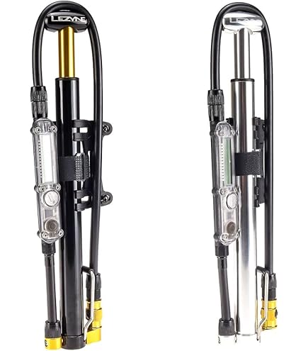 Crankbrothers Klic Digital Floor Pump With Burst Tank – Tubeless Tire Inflator, Hidden Hose, Magnetic Head