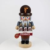 Steinbach Nutcracker Beer Brewer - Christmas Decorations Indoor - Beautiful Collector's Item - Home Decor - Made in Germany - 11.81 inch