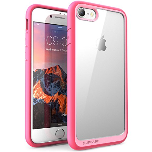 iPhone 7 Case, SUPCASE Unicorn Beetle Style Premium Hybrid Protective Clear Bumper Case [Scratch Resistant] for Apple iPhone 7 2016 Release (Pink)