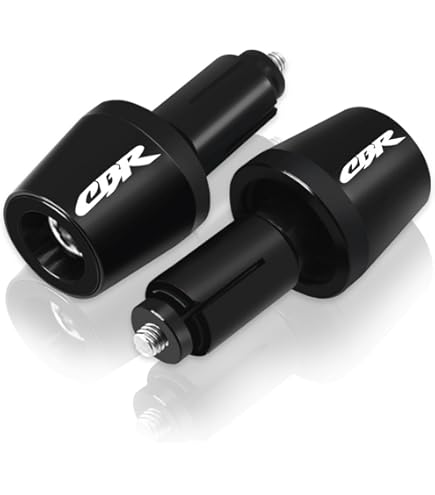 Amazon.com: Chrome Anti Vibration Handle Bar End Weight Slider Reducing For  Honda CBR Slug : Automotive