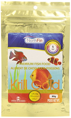 Northfin Food Krill Gold 1mm Pellet 80 Gram Package