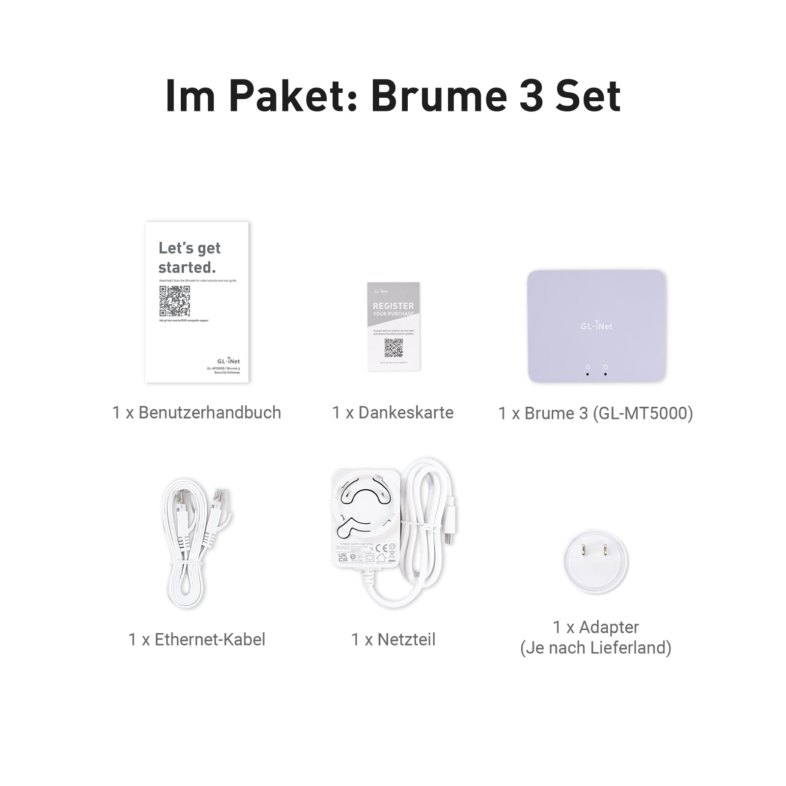 GL.iNet GL-MT5000 Brume 3 Kabelgebundenes VPN-Sicherheitsgateway ohne WLAN 7