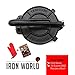 Tortilla Press Pre seasoned by Iron World - Cast Iron Pataconera Press Seasoned 8 inch Heavy Gauge. Great for Flour Corn Tortilla