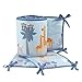 Bedtime Originals Two by Two Noah's Ark 4 Piece Crib Bumper, Blue/Gray