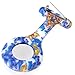 Top Plaza Women's Girls' Fashion Floral Nurse Clip-on Fob Brooch Silicone Jelly Hanging Pocket Watch, Pack of 6