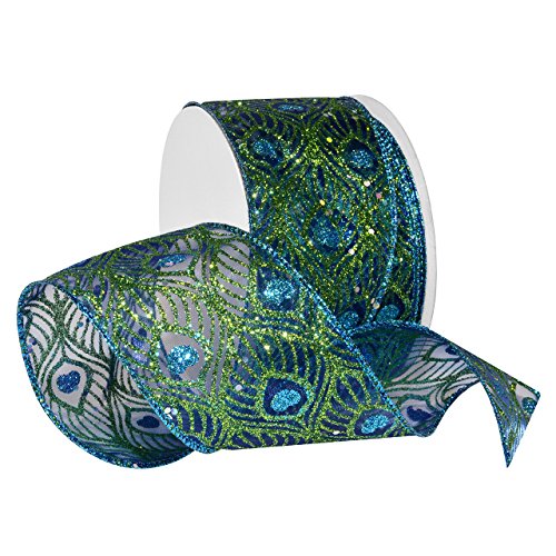 Morex Ribbon Wired Nylon Trumpeter Ribbon, 2-1/2