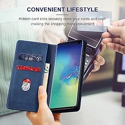 Jasonyu Flip Wallet Case for Samsung Galaxy S10