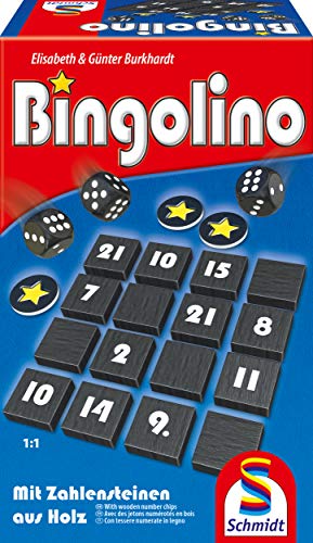 Schmidt Spiele 49347 Bingolino, Lege-und Würfelspiel, bunt