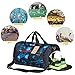 Kuston Sports Gym Bag with Shoes Compartment Travel Duffel Bag for Men and Women